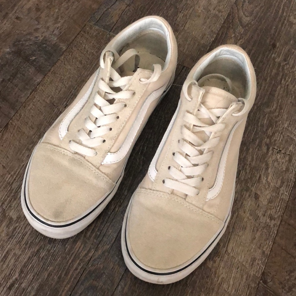 Vans sk8 off white suede